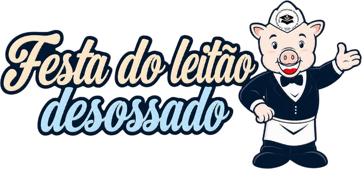 Festa do Leitão Desossado com mascote